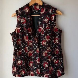 Handmade Quilted Floral Vest Top